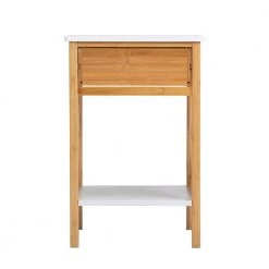 1-Drawer Golden White Nightstand (Set of 2) by ATHMILE -ATHMILE Sales Store golden white athmile nightstands ddw104142808 c3 1000