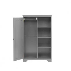 Gray China Cabinet by ATHMILE -ATHMILE Sales Store gray athmile accent cabinets ddw69741353 77 1000