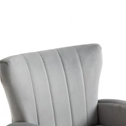 41 in. Gray Low Back Metal Frame Adjustable Bar Stool with Velvet Seat (Set of 1) by ATHMILE 15 41 in. Gray Low Back Metal Frame Adjustable Bar Stool with Velvet Seat (Set of 1) by ATHMILE -ATHMILE Sales Store gray athmile bar stools gz b2w20222358 fa 1000