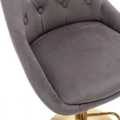 44.09 in. Low Back Gray Metal Frame Adjustable Cushioned Bar Stool with Toweling fabric Seat (Set of 1) by ATHMILE 17 44.09 in. Low Back Gray Metal Frame Adjustable Cushioned Bar Stool with Toweling fabric Seat (Set of 1) by ATHMILE -ATHMILE Sales Store gray athmile bar stools gz w39538740 1f 1000