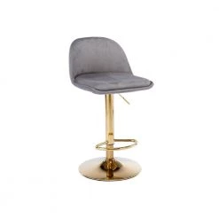 40.94 in. Low Back Gray Metal Frame Adjustable Cushioned Bar Stool with Toweling fabric Seat (Set of 1) by ATHMILE 16 40.94 in. Low Back Gray Metal Frame Adjustable Cushioned Bar Stool with Toweling fabric Seat (Set of 1) by ATHMILE -ATHMILE Sales Store gray athmile bar stools gz w39538756 44 1000