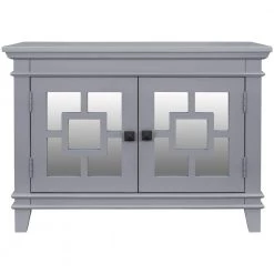 33 in. Gray Standard Rectangle Wood Console Table by ATHMILE