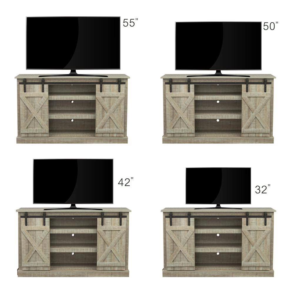 53.9 in. Gray Standard Rectangle MDF Console Table by ATHMILE 6 53.9 in. Gray Standard Rectangle MDF Console Table by ATHMILE - Image 6