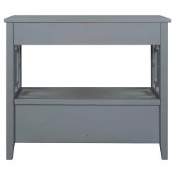 Gray 36 in. Modern Rectangle Wood Console Table Sofa Table for Living Room with 4-Drawers and 1-Shelf by ATHMILE 13 Gray 36 in. Modern Rectangle Wood Console Table Sofa Table for Living Room with 4-Drawers and 1-Shelf by ATHMILE -ATHMILE Sales Store gray athmile console tables gz wf212304aae 66 1000