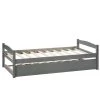 Wooden Daybed with Trundle Twin Captain's Bed by ATHMILE