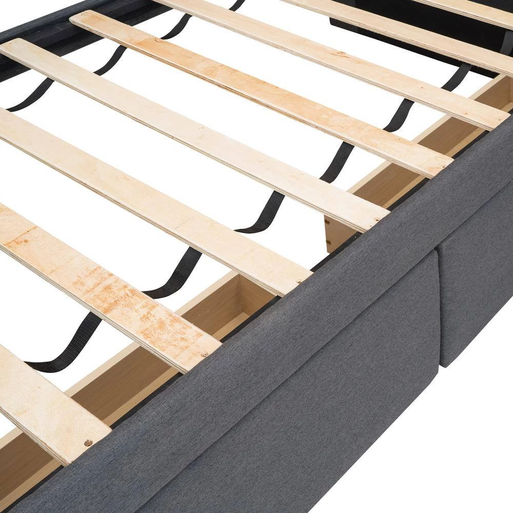 Gray Twin Size Daybed with Two Drawers by ATHMILE 8 Gray Twin Size Daybed with Two Drawers by ATHMILE - Image 8