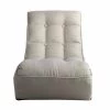 Gray Fabric Single Sofa Reclining Chair Japanese Chair Lazy Sofa Tatami Balcony Reclining Chair Leisure Sofa by ATHMILE