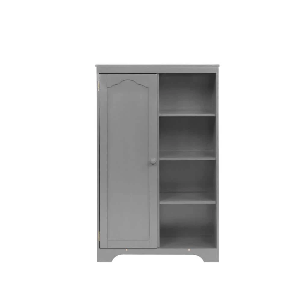 Gray Armoire 31.3 in. x 15.98 in. x 51.02 in. by ATHMILE 1 Gray Armoire 31.3 in. x 15.98 in. x 51.02 in. by ATHMILE