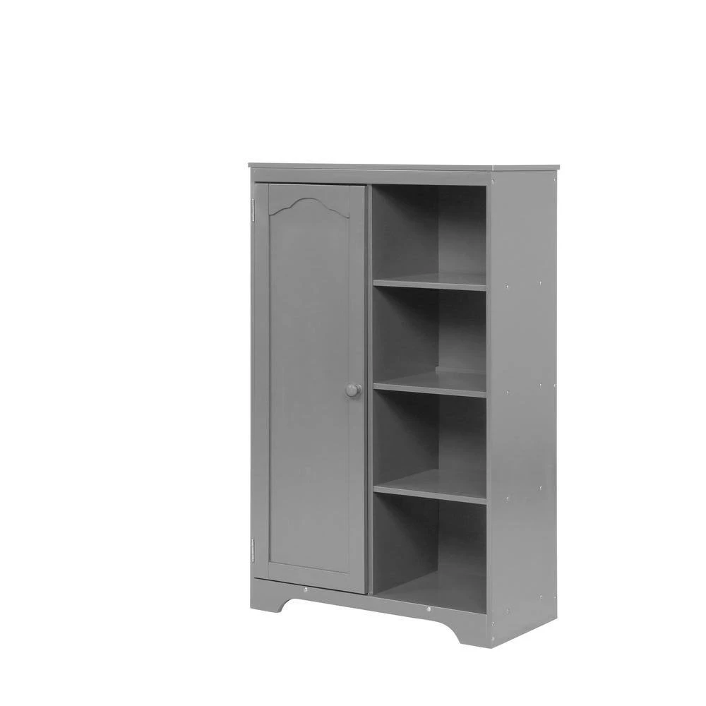 Gray Armoire 31.3 in. x 15.98 in. x 51.02 in. by ATHMILE 2 Gray Armoire 31.3 in. x 15.98 in. x 51.02 in. by ATHMILE - Image 2
