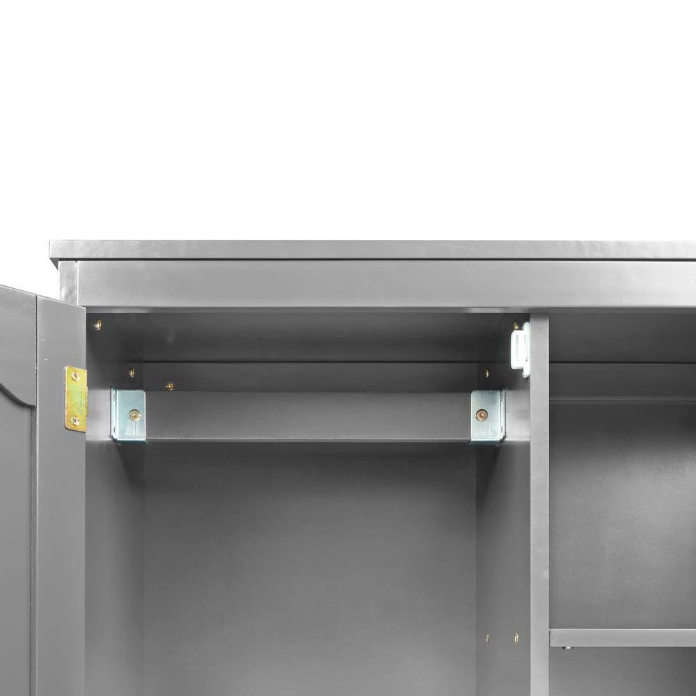 Gray Armoire 31.3 in. x 15.98 in. x 51.02 in. by ATHMILE 6 Gray Armoire 31.3 in. x 15.98 in. x 51.02 in. by ATHMILE - Image 6