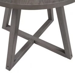 36 in. Gray Wood Top Round Dining Table by ATHMILE -ATHMILE Sales Store gray athmile kitchen dining tables dswf282700aae c3 1000