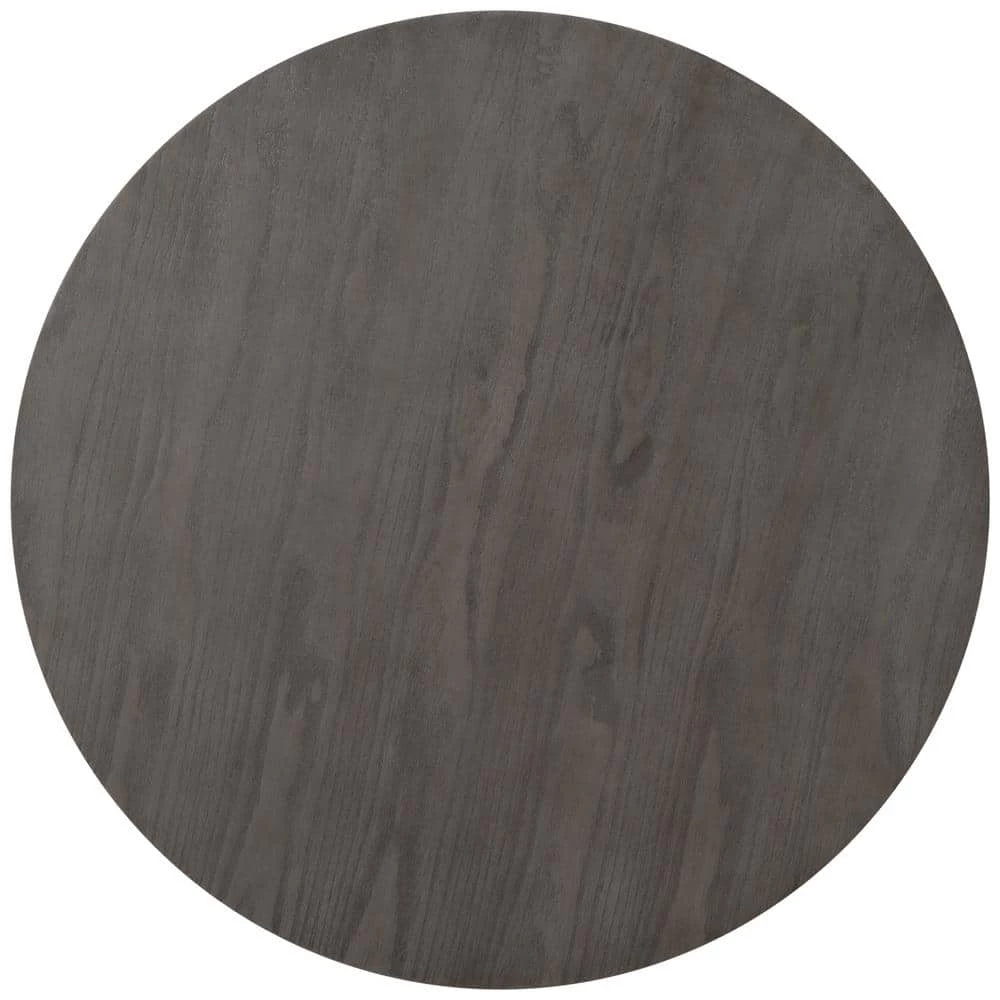 36 in. Round Wood Top Dining Table with X-shape Legs (Seats 4) by ATHMILE 5 36 in. Round Wood Top Dining Table with X-shape Legs (Seats 4) by ATHMILE - Image 5