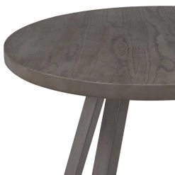 36 in. Round Wood Top Dining Table with X-shape Legs (Seats 4) by ATHMILE 16 36 in. Round Wood Top Dining Table with X-shape Legs (Seats 4) by ATHMILE -ATHMILE Sales Store gray athmile kitchen dining tables gz b2w20220146 76 1000