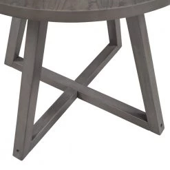 36 in. Round Wood Top Dining Table with X-shape Legs (Seats 4) by ATHMILE 15 36 in. Round Wood Top Dining Table with X-shape Legs (Seats 4) by ATHMILE -ATHMILE Sales Store gray athmile kitchen dining tables gz b2w20220146 fa 1000