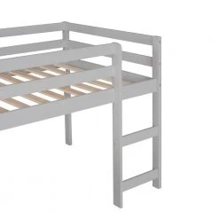 Gray Twin Loft Bed with Slide by ATHMILE 14 Gray Twin Loft Bed with Slide by ATHMILE -ATHMILE Sales Store gray athmile loft beds gz b2w20221973 44 1000