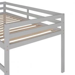 Gray Twin Loft Bed with Slide by ATHMILE 16 Gray Twin Loft Bed with Slide by ATHMILE -ATHMILE Sales Store gray athmile loft beds gz b2w20221973 76 1000
