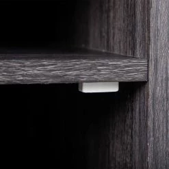 1-Cabinet Gray Nightstand by ATHMILE -ATHMILE Sales Store gray athmile nightstands ddw10410y7ww c3 1000