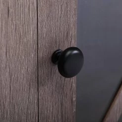 1-Cabinet Gray Nightstand (Set of 2) by ATHMILE -ATHMILE Sales Store gray athmile nightstands ddw104143611 1f 1000