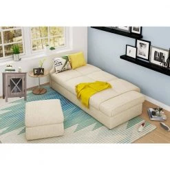 1-Cabinet Gray Nightstand (Set of 2) by ATHMILE -ATHMILE Sales Store gray athmile nightstands ddw104143611 31 1000