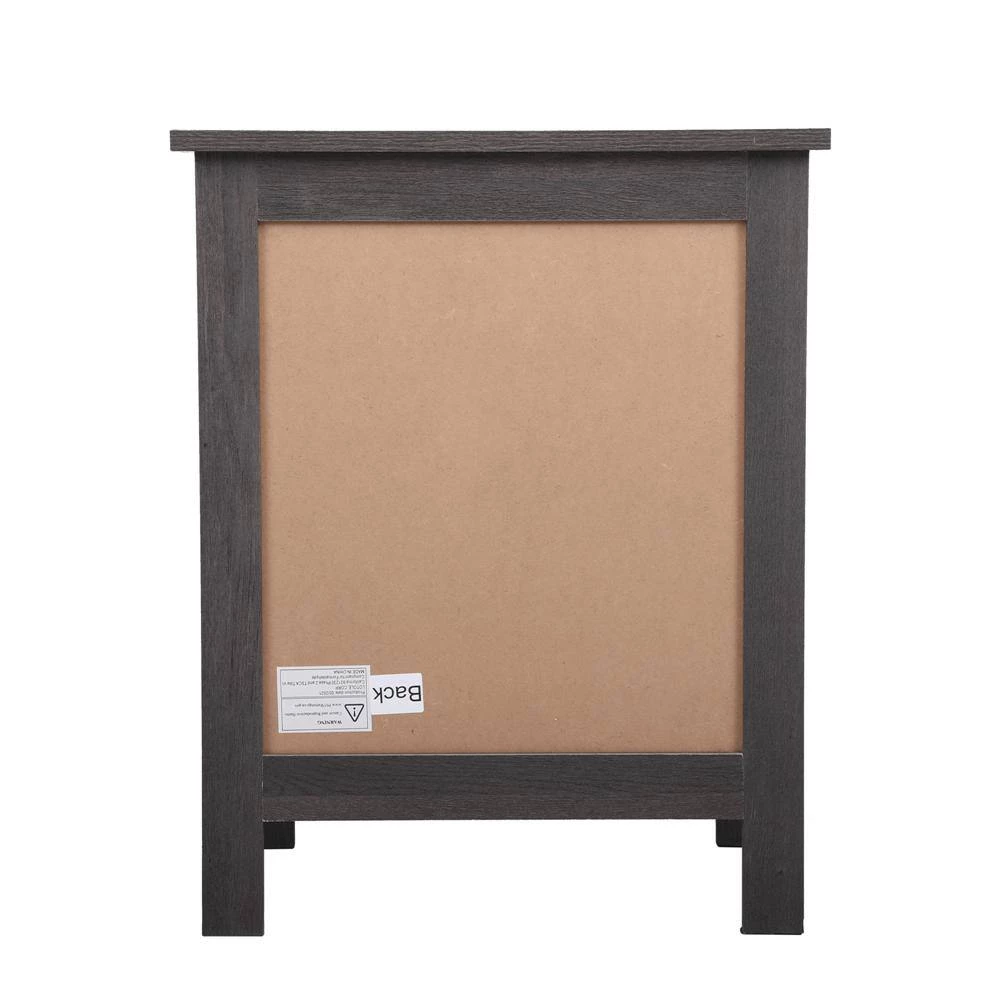 1-Cabinet Gray Nightstand (Set of 2) by ATHMILE 5 1-Cabinet Gray Nightstand (Set of 2) by ATHMILE - Image 5