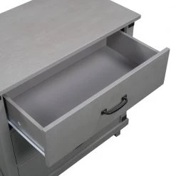 3-Drawer Gray Nightstand(27.95 in. H x 27.4 in. W x 15.9 in. D) by ATHMILE 10 3-Drawer Gray Nightstand(27.95 in. H x 27.4 in. W x 15.9 in. D) by ATHMILE -ATHMILE Sales Store gray athmile nightstands dztwf281114aae 1f 1000