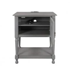 0-Drawer Gray Nightstand(27.5 in. H x 21.2 in. W x 14.8 in. D) by ATHMILE 12 0-Drawer Gray Nightstand(27.5 in. H x 21.2 in. W x 14.8 in. D) by ATHMILE -ATHMILE Sales Store gray athmile nightstands dztwf281115aae 44 1000