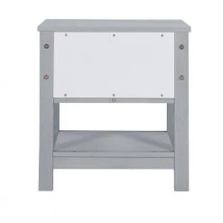 1-Drawer Gray Wooden Nightstand 18.8 in. L x 15.7 in. W x 18.7 in. H by ATHMILE 14 1-Drawer Gray Wooden Nightstand 18.8 in. L x 15.7 in. W x 18.7 in. H by ATHMILE -ATHMILE Sales Store gray athmile nightstands gz b2w20221656 44 1000