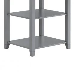 1-Drawer Wooden Gray Nightstand (20.9 in. Lx17.2 in. W x29 in. H) by ATHMILE 12 1-Drawer Wooden Gray Nightstand (20.9 in. Lx17.2 in. W x29 in. H) by ATHMILE -ATHMILE Sales Store gray athmile nightstands gz b2w20222046 44 1000