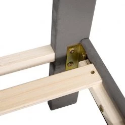 Gray Full Size Velvet Upholstered Platform Bed with a Big Drawer by ATHMILE 18 Gray Full Size Velvet Upholstered Platform Bed with a Big Drawer by ATHMILE -ATHMILE Sales Store gray athmile panel beds gz b2w20221489 76 1000