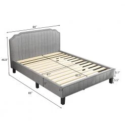 64 in. W Gray Wood Frame Queen Platform Bed by ATHMILE 9 64 in. W Gray Wood Frame Queen Platform Bed by ATHMILE -ATHMILE Sales Store gray athmile platform beds dztwf199329aae c3 1000