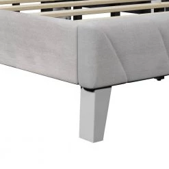81 in. W Gray Velvet Upholstered Full Size Platform Bed by ATHMILE 13 81 in. W Gray Velvet Upholstered Full Size Platform Bed by ATHMILE -ATHMILE Sales Store gray athmile platform beds gz b2w20221307 44 1000