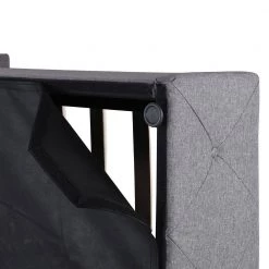 77.9 in. W Gray Full size Upholstered Platform Bed with a Hydraulic Storage System by ATHMILE -ATHMILE Sales Store gray athmile platform beds gz b2w20221316 fa 1000