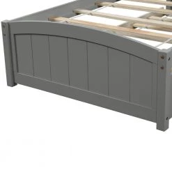 Gray Twin size Platform Bed with Trundle by ATHMILE 12 Gray Twin size Platform Bed with Trundle by ATHMILE -ATHMILE Sales Store gray athmile platform beds gz wf194304aae 4f 1000