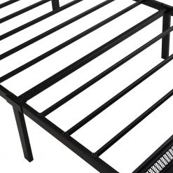 Gray Twin Size Storage Bed Metal Platform Bed with a Big Drawer by ATHMILE -ATHMILE Sales Store gray athmile platform beds gz wf212443aae 1f 1000
