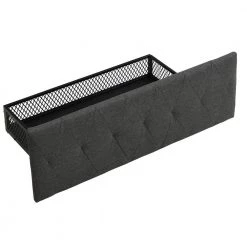 Gray Twin Size Storage Bed Metal Platform Bed with a Big Drawer by ATHMILE -ATHMILE Sales Store gray athmile platform beds gz wf212443aae fa 1000