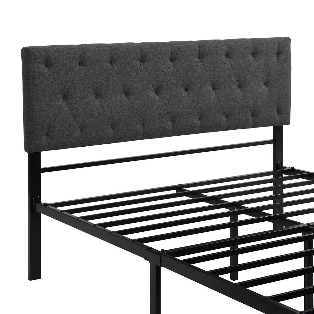 Gray Full Size Storage Bed Metal Platform Bed with a Big Drawer by ATHMILE 5 Gray Full Size Storage Bed Metal Platform Bed with a Big Drawer by ATHMILE - Image 5