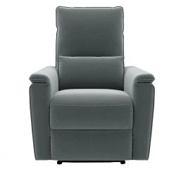 Gray Polyester Recliner Chair (Set of 1) by ATHMILE