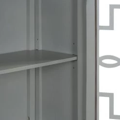 Gray Sideboard with Doors and Adjustable Shelf by ATHMILE 16 Gray Sideboard with Doors and Adjustable Shelf by ATHMILE -ATHMILE Sales Store gray athmile sideboards buffet tables gz b2w20221473 44 1000