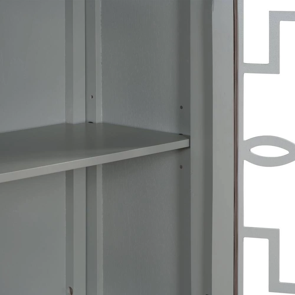 Gray Sideboard with Doors and Adjustable Shelf by ATHMILE 7 Gray Sideboard with Doors and Adjustable Shelf by ATHMILE - Image 7