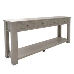 63 in. Gray Wash Standard Rectangle Wood Console Table by ATHMILE 11 63 in. Gray Wash Standard Rectangle Wood Console Table by ATHMILE -ATHMILE Sales Store gray wash athmile console tables dswf287219aae 4f 1000