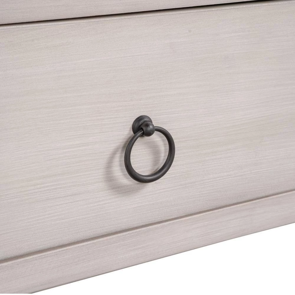 57.8 in. Gray Wash Standard Rectangle Wood Console Table by ATHMILE 5 57.8 in. Gray Wash Standard Rectangle Wood Console Table by ATHMILE - Image 5