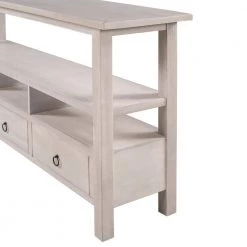 57.8 in. Gray Wash Standard Rectangle Wood Console Table by ATHMILE 14 57.8 in. Gray Wash Standard Rectangle Wood Console Table by ATHMILE -ATHMILE Sales Store gray wash athmile console tables gz b2w20220879 44 1000
