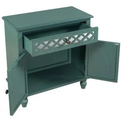 Green 29.5 in. Accent Storage Cabinet Wooden Cabinet with Decorative Mirror Door by ATHMILE -ATHMILE Sales Store green athmile accent cabinets gz wf285474aag 77 1000