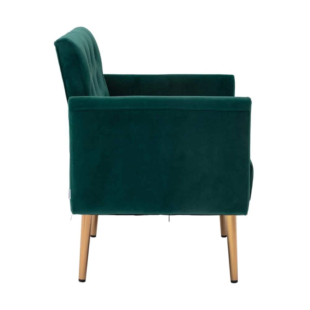 Green Velvet Accent Chair by ATHMILE 5 Green Velvet Accent Chair by ATHMILE - Image 5