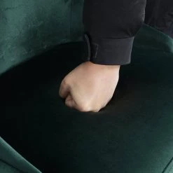 37.99 in. H Green Velvet Bar Stool (Set of 2) by ATHMILE -ATHMILE Sales Store green athmile bar stools ddw21037593 1f 1000