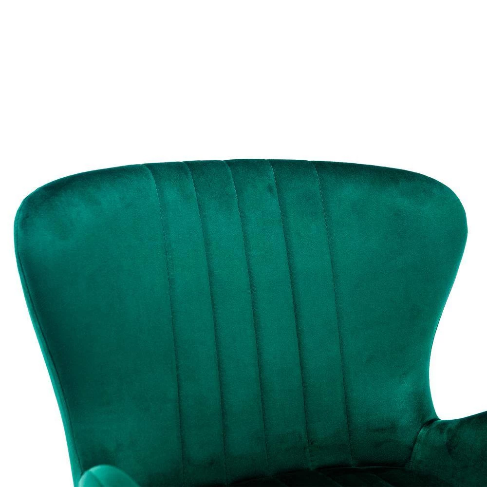 40.94 in. Emerald Low Back Metal Frame Bar Stools with Footrest (Set of 2) by ATHMILE 5 40.94 in. Emerald Low Back Metal Frame Bar Stools with Footrest (Set of 2) by ATHMILE - Image 5