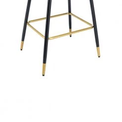 26.34 in. Green Backless Metal Frame Bar Stool with Velvet Seat (Set of 1) by ATHMILE -ATHMILE Sales Store green athmile bar stools gz b2w20221736 1f 1000