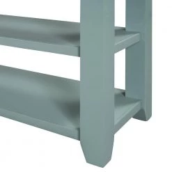 48 in. Standard Rectangle Wood Console Table with 3 Drawers and 2 Shelves by ATHMILE -ATHMILE Sales Store green athmile console tables ccwf212303aad 1f 1000