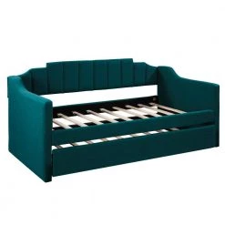 Green Upholstered Twin Daybed with Trundle by ATHMILE 16 Green Upholstered Twin Daybed with Trundle by ATHMILE -ATHMILE Sales Store green athmile daybeds gz b2w20220986 76 1000