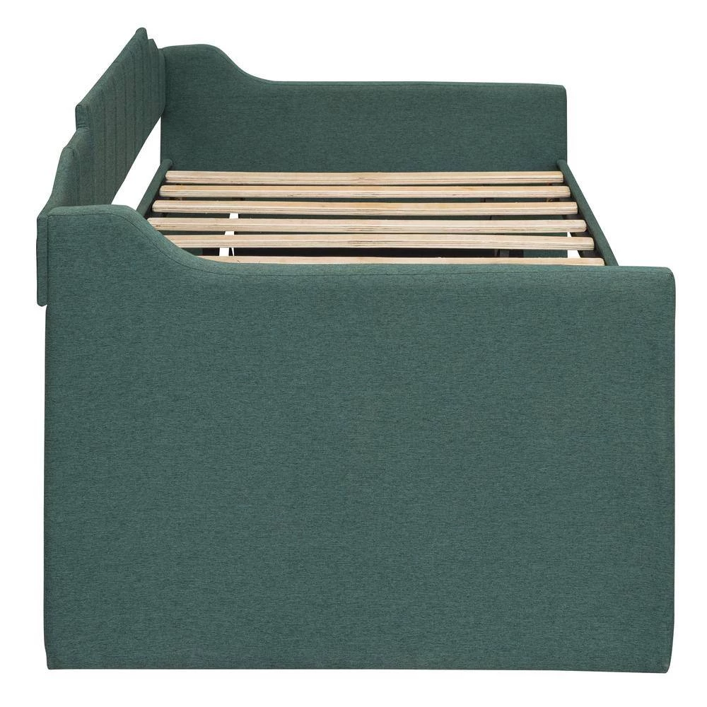 Green Twin Size Daybed with Two Drawers by ATHMILE 2 Green Twin Size Daybed with Two Drawers by ATHMILE - Image 2